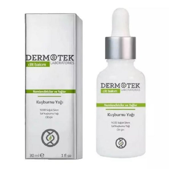 Dermotek Rosehip Kuşburnu Yağı 100 Soğuk Sıkım Saf Yağ