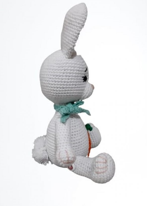 Tavşan Bibi Uyku Arkadaşı Amigurumi Organik Oyuncak - 3