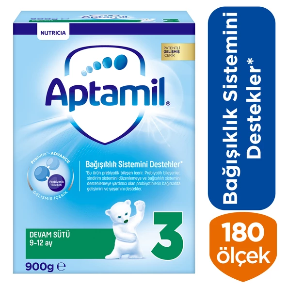 Aptamil 3 Devam Sütü 900 g 9-12 Ay