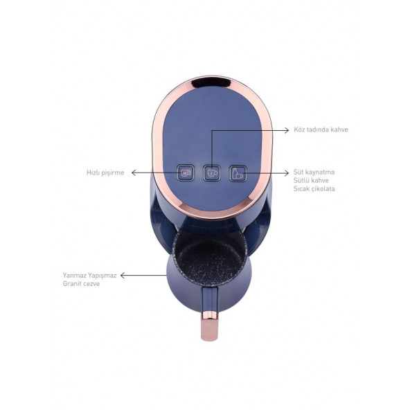 Korkmaz Otantik A865-02 Azura Türk Kahve Makinesi - 2