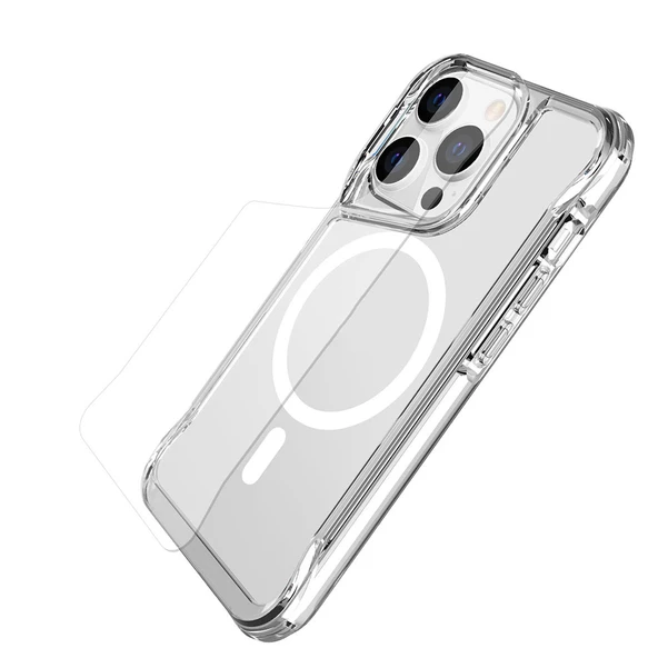 iPhone 13 Pro Kılıf Magsafe Şarj Özellikli T-Max Magsafe Kılıf - Resim 9