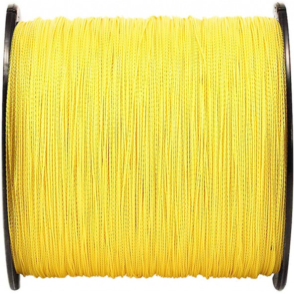 RIKIMARU Rw8 500 Metre,Sarı Renk,0.26 Mm 8 Katlı- Ip Misina 23.2-kg Çeker