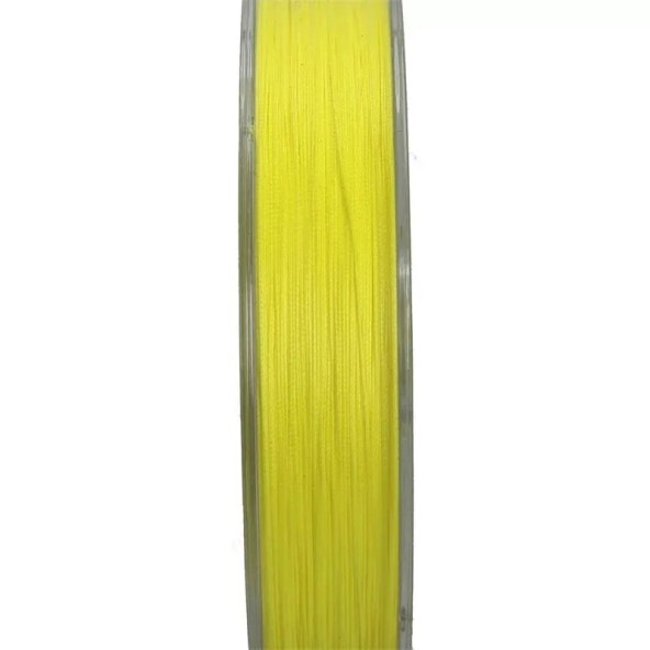 RIKIMARU Rw8 300 Metre,Sarı Renk,0.10 mm 8 Katlı- İp Misina 7.2-kg Çeker