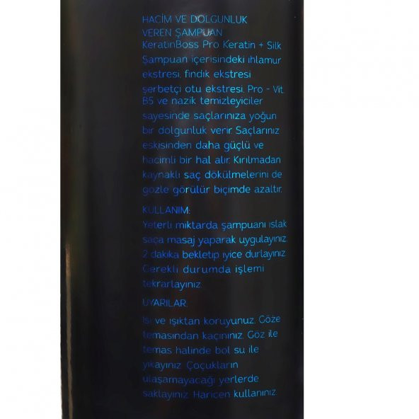 Ms Kalsedon PROFESSSIONAL Pro Keratin,Silk Hacim Dolgunluk  Şampuan 750ml - 5