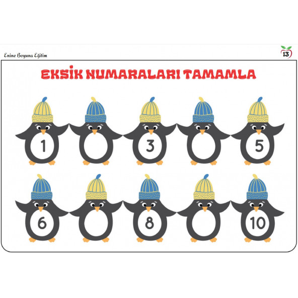 Okul Öncesi Matematiğin Temeli YAZ-SİL Kitabı - 4
