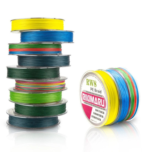 RIKIMARU Rw8 300 Metre,Sarı Renk,0.23 mm 8 Katlı- İp Misina 22.4-kg Çeker - 3
