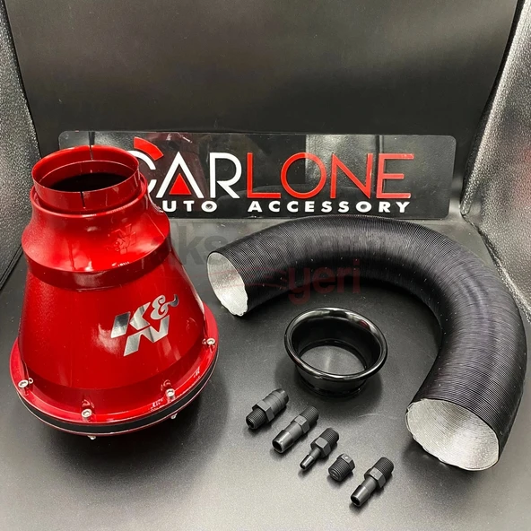 K&N Kn Performans Artırıcı Apollo Tip Açık Hava Filtresi 6.5cm Kırmızı Renk - Yüksek Performans - 2