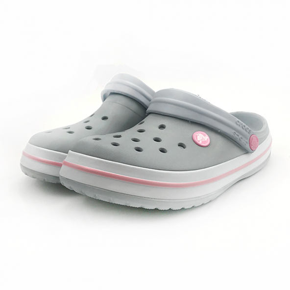 CROCS CROCBAND GRİ PEMBE TOKA