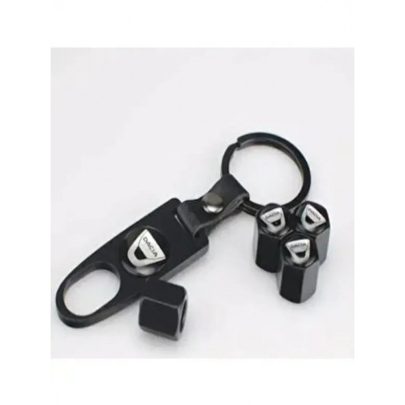 DACIA LOGOLU METAL ANAHTARLIK VE LOGOLU SİBOP KAPAKLARI - Resim 2