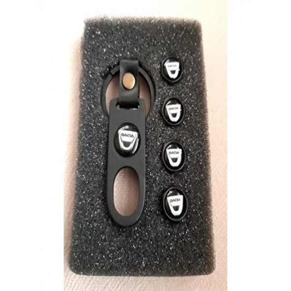 DACIA LOGOLU METAL ANAHTARLIK VE LOGOLU SİBOP KAPAKLARI - Resim 4