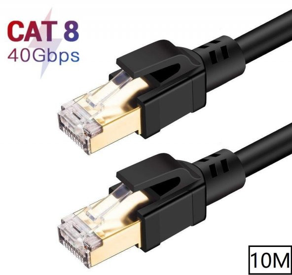 PrimeX PX-5217 10 Metre Cat8 Kablo, 40Gbps S/ftp 2000MHz Yüksek Hızlı İnternet Kablosu - 2