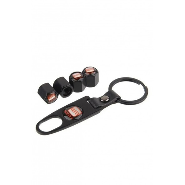 SEAT LOGOLU METAL ANAHTARLIK VE LOGOLU SİBOP KAPAKLARI - 2