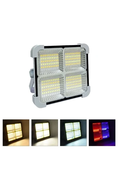 Ucuz Geldi Seyyar Solar Led Projektör Cata 200w Güneş Enerjili Portatif Led Işık Taşınabilir Sokak Aydınlatması ürün görseli 1