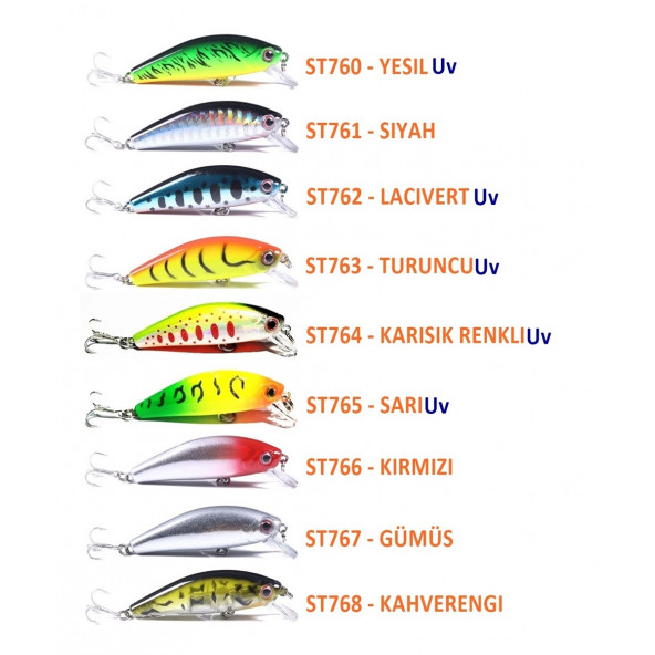 Avmatik MG076 Jerkbait Sinking 5 cm Suni Yem