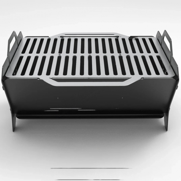 Portatif Sökülüp takılabilir taşıması kolay Metal Mangal 2mm kalınlık - 2