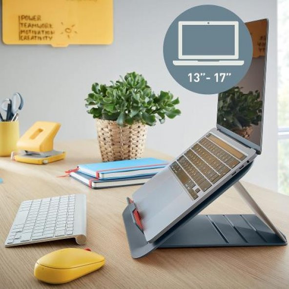 Leitz Ergo Cosy Ayarlanabilir Laptop Standı Gri - KOD:64260089 - 2