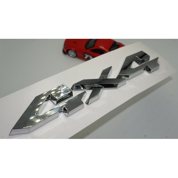 DK Arazi Off Road 4X4 Logo Büyük Boy Krom ABS Bagaj 3M 3D Logo Arma