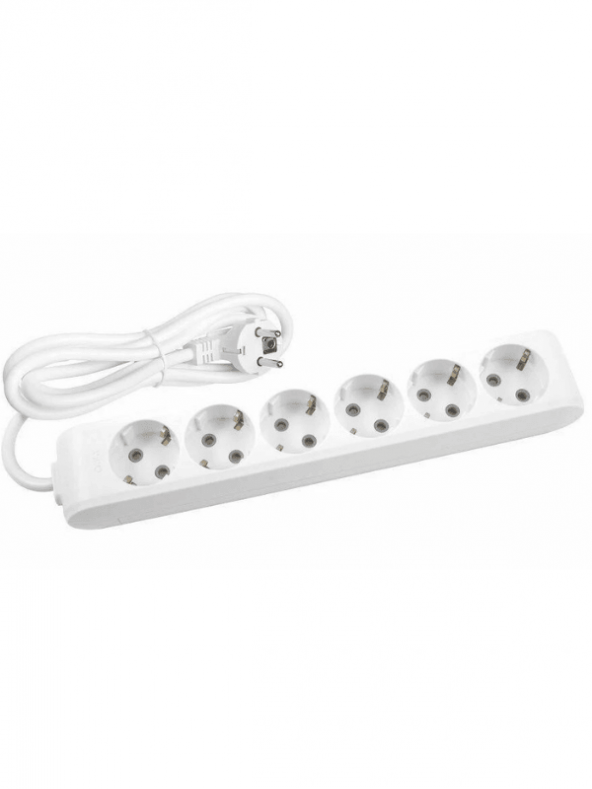Viko Multi Let (6Lı) Altılı Priz Topraklı Çocuk Korumalı Kablolu 1 (Bir) Metre (4 Adet)