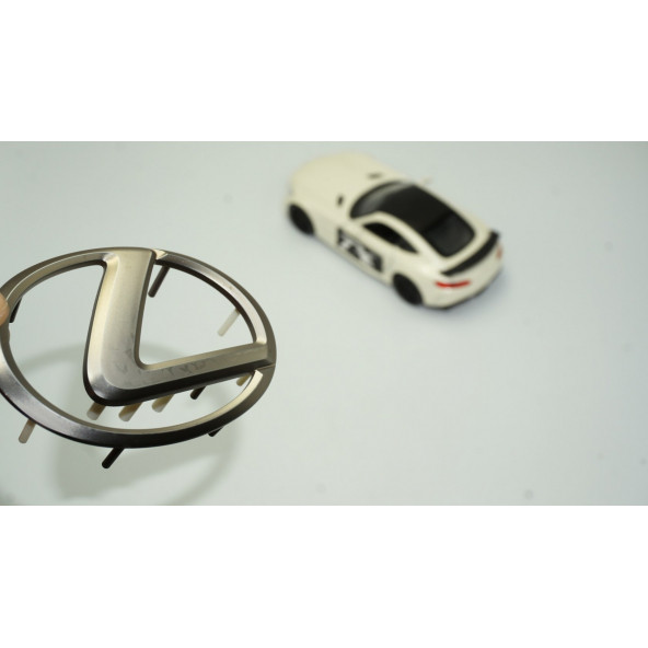 DK Lexus Direksiyon Göbeği Tırnaklı Krom Logo Orjinal Ürün