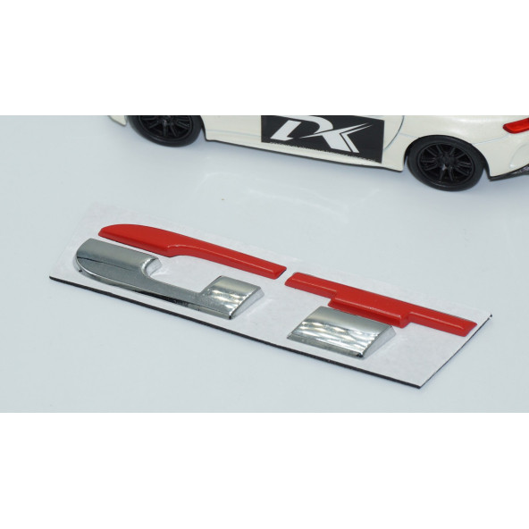 DK Tuning GT Bagaj Krom Kırmızı ABS 3M 3D Bagaj Yazı Logo - Resim 3