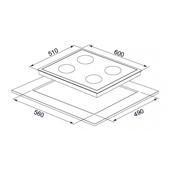 Silverline VC8210B01 Vitroseramik Elektrikli Ankastre Ocak - 3