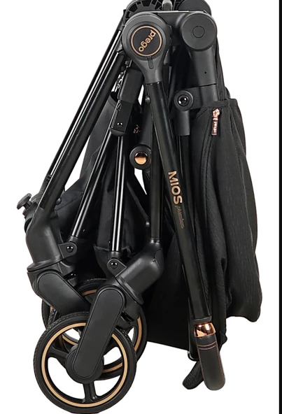 Prego Mios Premium Koldan Çift Yönlü Travel Sistem Bebek Arabası Siyah - 5