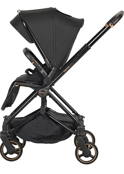 Prego Mios Premium Koldan Çift Yönlü Travel Sistem Bebek Arabası Siyah - 8