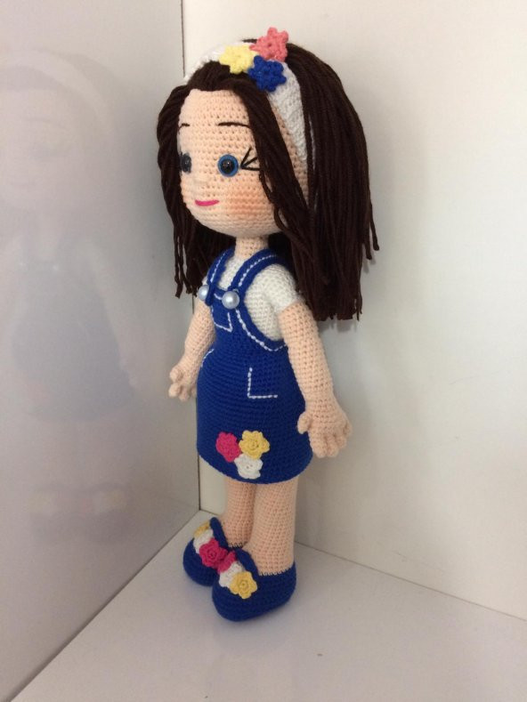 Maviş Güzeli Bebek Amigurumi Organik Oyuncak - 2