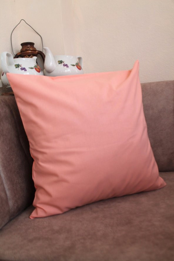 Yavru Ağzı Premium 100 Pamuklu Fermuarsız Kırlent Kılıfı 43x43cm - 2