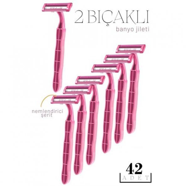 Transformacion 30+12 ADET Bayan Banyo Jileti Bikini Bölgeleri
