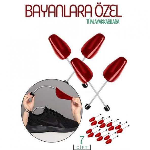 TransForMacion 7 ÇİFT Yaylı Ayakkabı Kalıbı Bayan 36-41 NO 718645