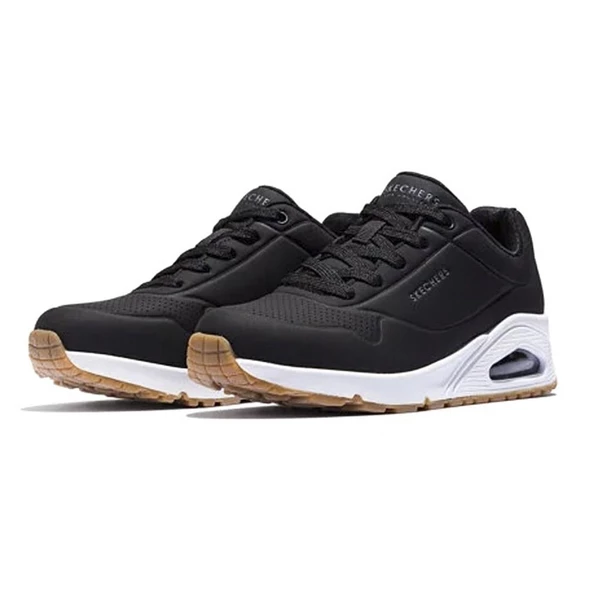 skechers 73690 BLK UNO -STAND ON AIR GÜNLÜK SPOR AYAKKABI - Resim 2