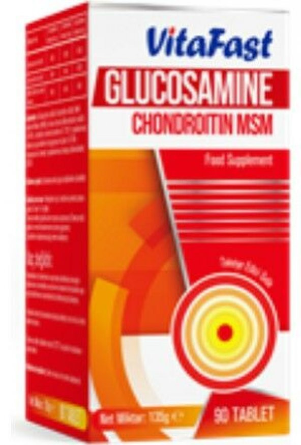 Vitafast Glucosamine Chondroitin MSM 1200 mg 90 Tablet