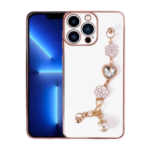 iPhone 14 Pro Max Kılıf El Tutamaçlı Kamera Korumalı Taka Silikon Kapak - 3