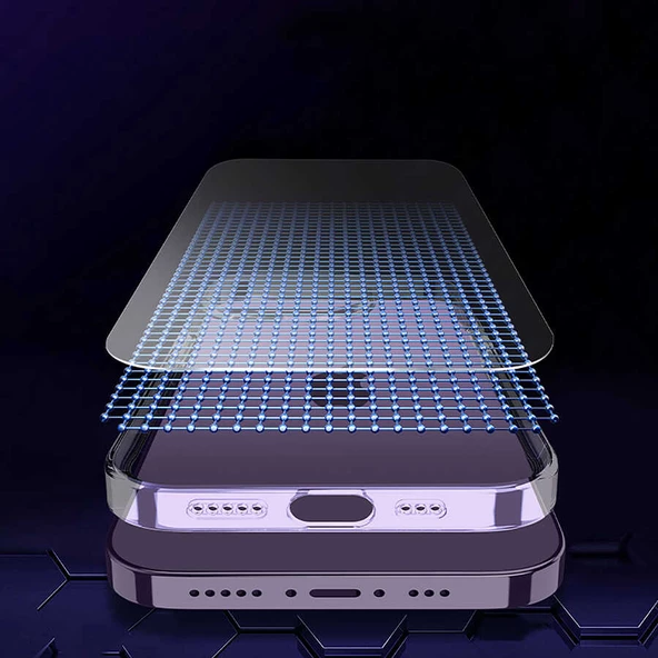 iPhone 14 Pro Max Kılıf Magsafe Şarj Özellikli Sert PC Fuya Kapak - 12