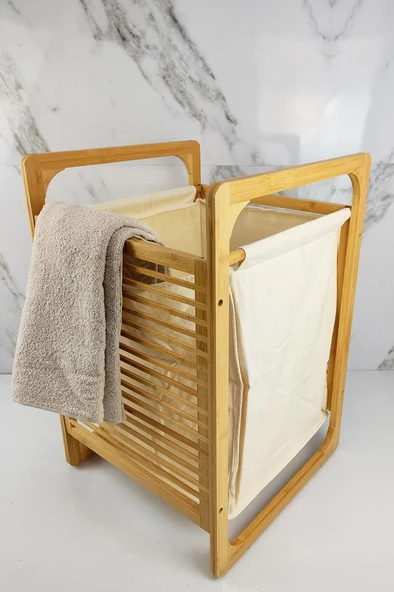 Digithome Bambu Kirli Çamaşır Sepeti – B9017 C1-1-100 - 4