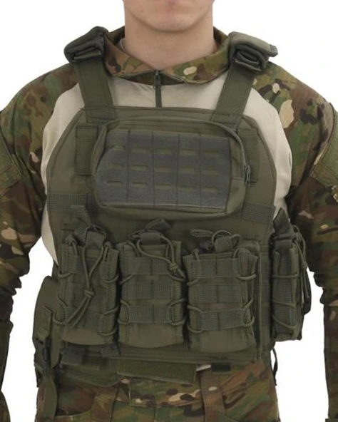 Single Sword Kasırga Tactical Balistik Plaka Takılabilen Açık Cepli Hücum Yeleği - 5