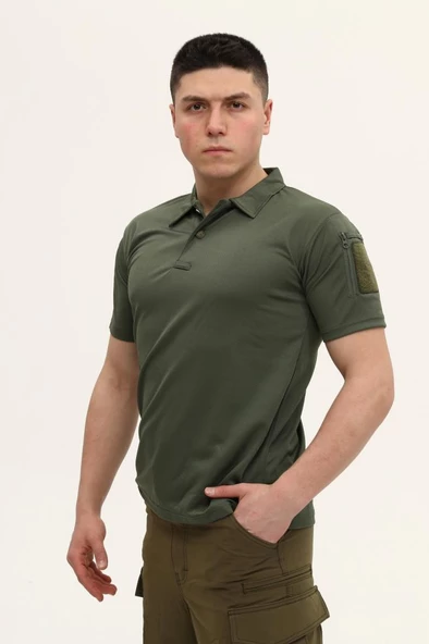 Single Sword Kısa Kollu Taktik Polo Yaka Tişört - 10