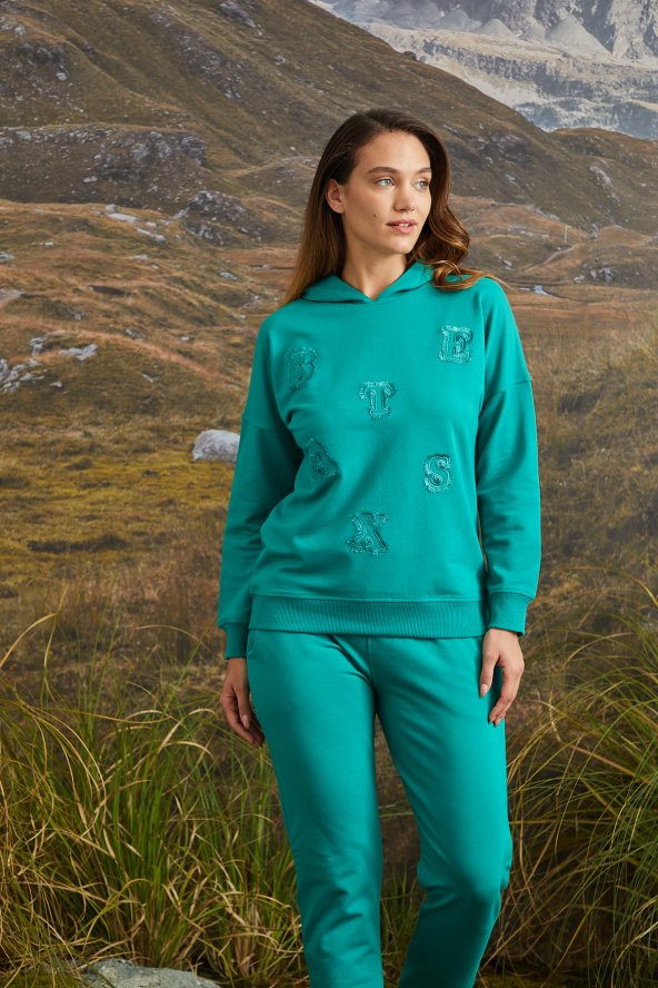 Poleren 7753 Kadın Kışlık Pijama Takım