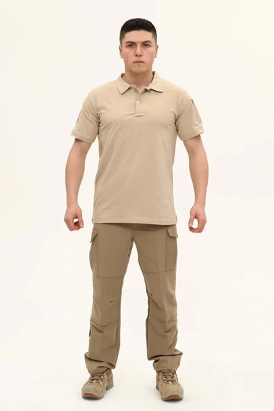 Single Sword Kısa Kollu Taktik Polo Yaka Tişört - 5