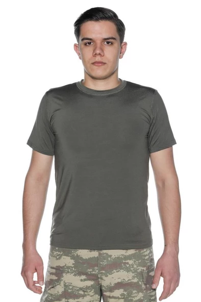 Single Sword Kısa Kol Microfiber T-Shirt Askeri ve Outdoor Microfiber Üst İçlik Fanila Tişört - 4