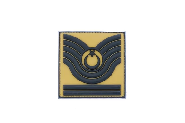 Single Sword Plastik Patch (Peç) Astsubay Rütbe - Resim 6