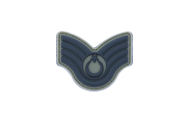 Single Sword Plastik Patch (Peç) Astsubay Rütbe - Resim 9