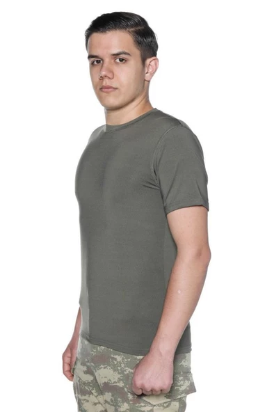 Single Sword Kısa Kol Microfiber T-Shirt Askeri ve Outdoor Microfiber Üst İçlik Fanila Tişört - 5