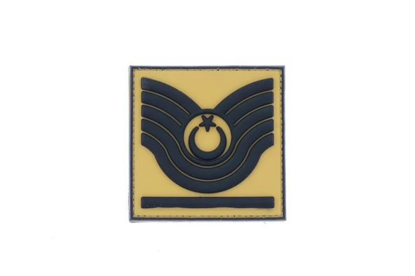 Single Sword Plastik Patch (Peç) Astsubay Rütbe - Resim 5