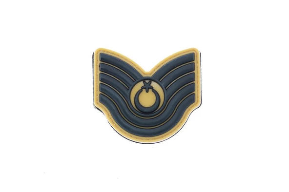 Single Sword Plastik Patch (Peç) Astsubay Rütbe - Resim 4