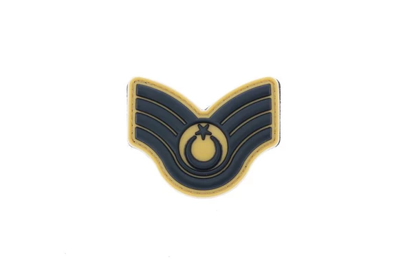 Single Sword Plastik Patch (Peç) Astsubay Rütbe - Resim 3