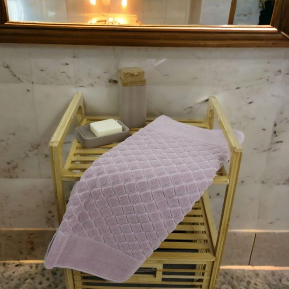 T.Concept Pamuklu Banyo Paspas Havlu 60*90 Pembe - 2