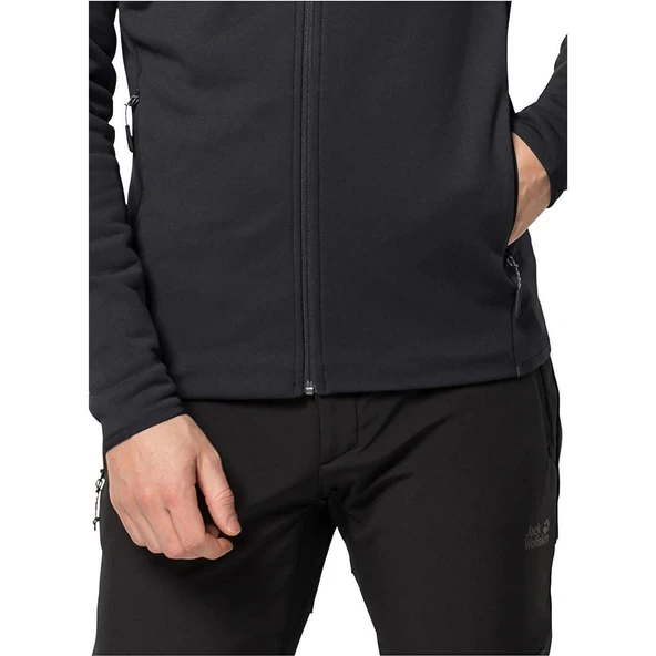 Jack Wolfskın BAISELBERG HOODED FZ M Erkek Ceket JCK1710541-6000 - Resim 4