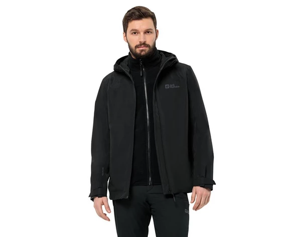 Jack Wolfskın TAUBENBERG 3IN1 JKT M Erkek Mont JCK1115311-6001 - Resim 3